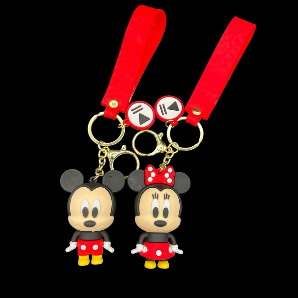 Mickey & Minnie Mouse Key Holder / Bag Charm